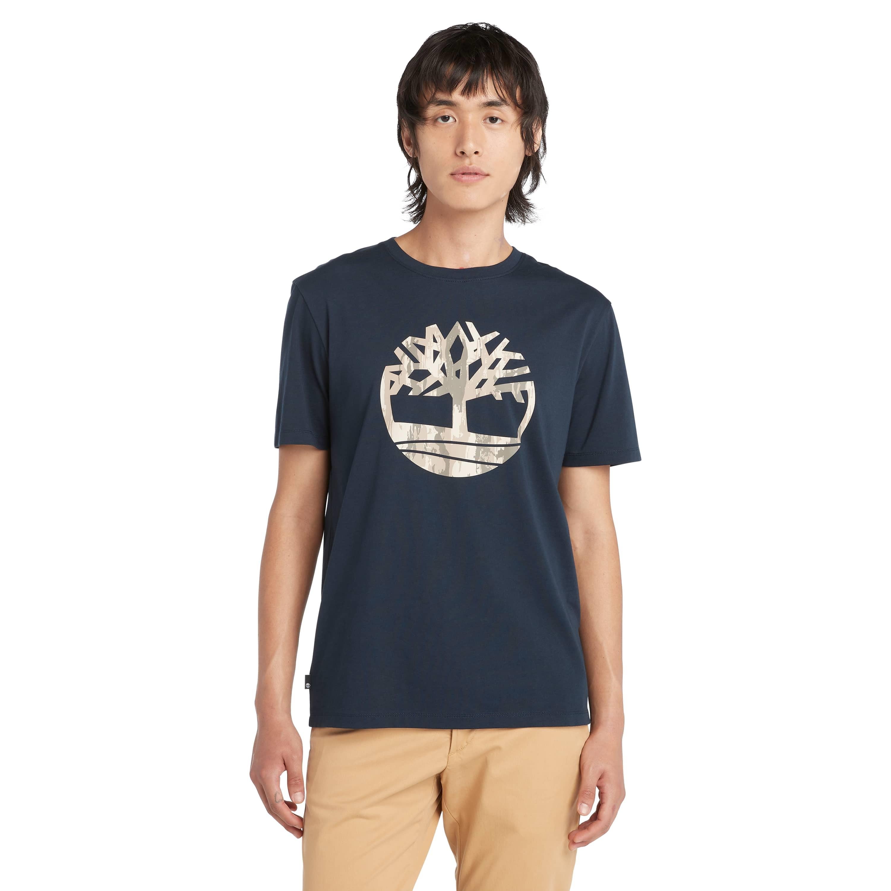 TIMBERLAND Camo Tree Logo Short Sleeve Tee TB0A5UP34331