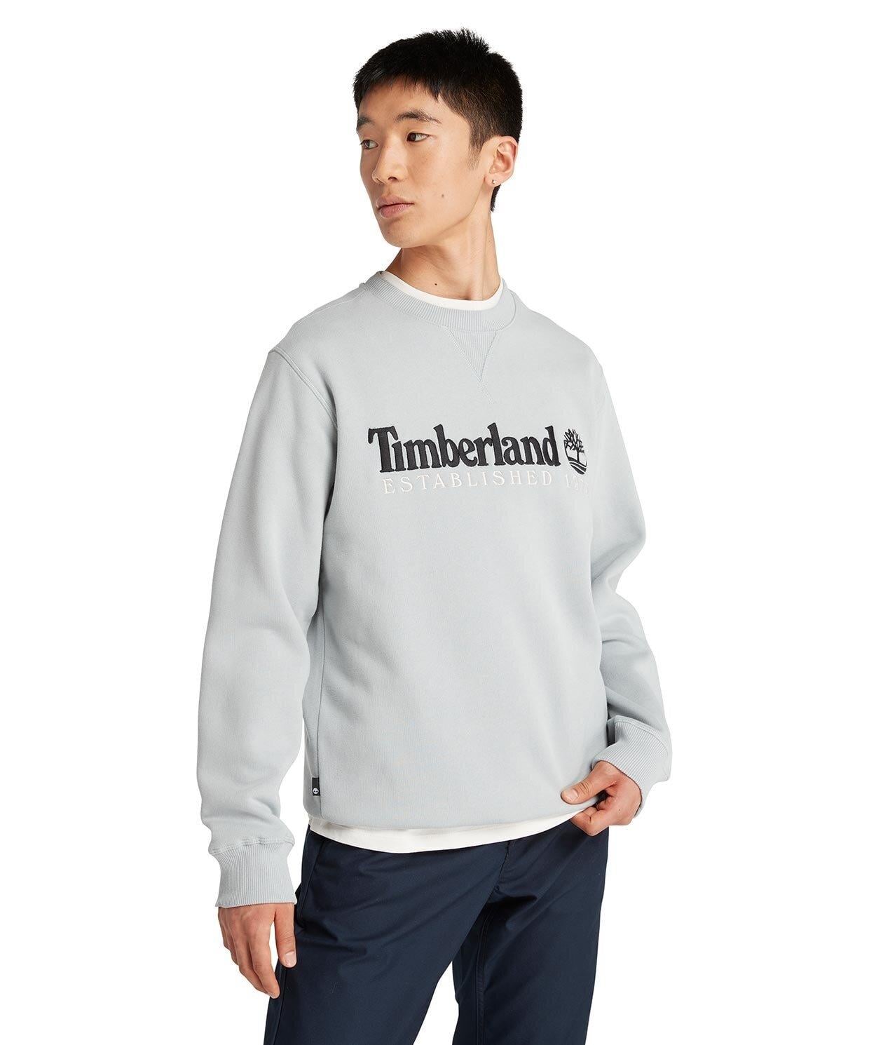 TIMBERLAND Embroidery Logo Brush Back Crew Neck TB0A65DDEA31