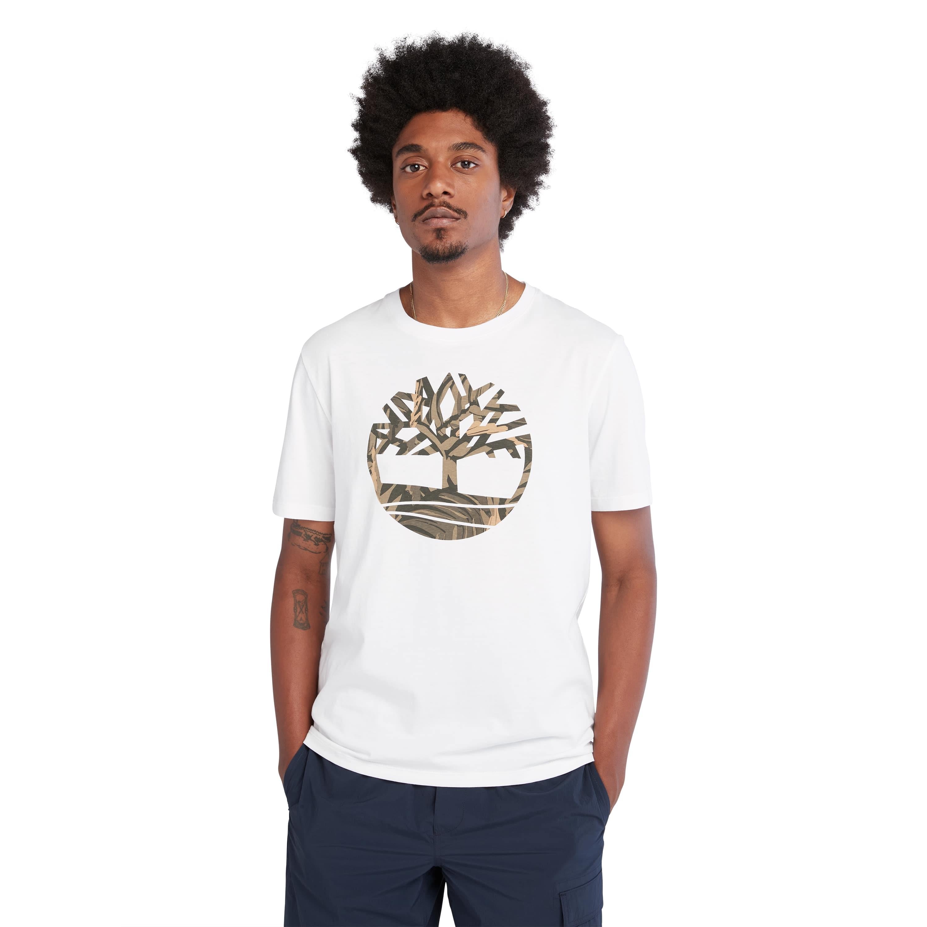 TIMBERLAND SS TREE LOGO CAMO TEE TB0A68VH1001