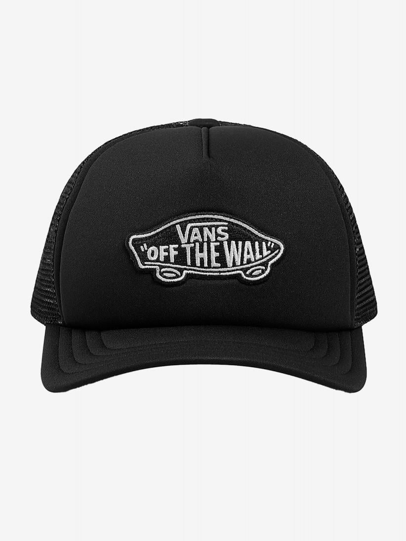 VANS CLASSIC PATCH CURVED BILL TRUCKER HAT VN000EY0BLK1