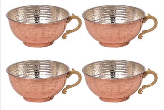 bakır ayran bardağı