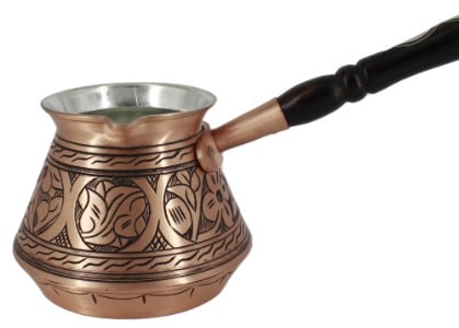 İşlemeli Bakır Cezve