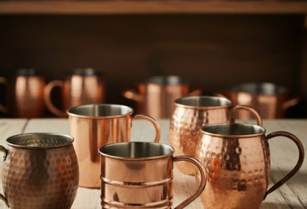 Dünyadaki En Popüler Bakır Ürünleri: BAkır bardak Görseli