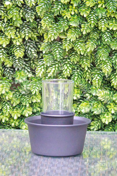 Metal Klasik Ehlikeyf Bardak Soğutucu Mat Siyah 