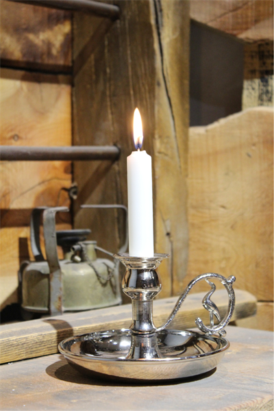 Turna Bakır Alem Mumluk Düz Nikel Gümüş Kulp Turna2624-2