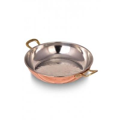 Turna Copper Çelebi Pan 3 No 18 Cm Hand Forged Red Turna7573-1