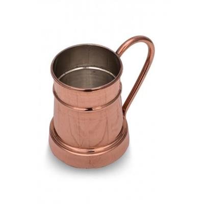 Turna Copper Debito Glass Straight 600 Ml Set of 6 Red Turna0455-61