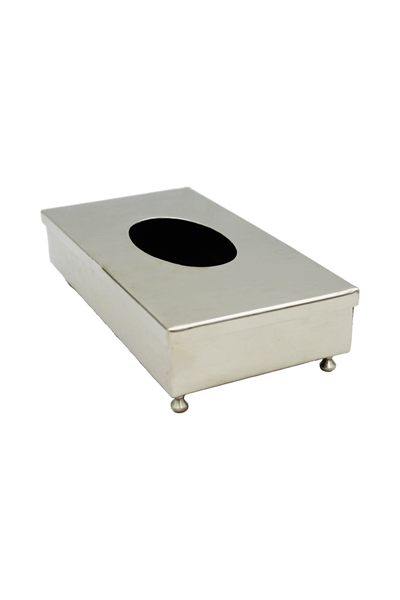 Turna Bakır Dekoratif Peçetelik El Dövme Nikel Turna2613-2