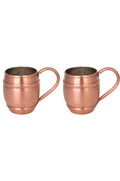 Turna Copper Grande Glass 1 No Plain 500 Ml Set of 2 Scotch Turna0498-24