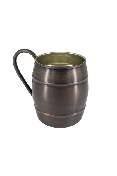 Turna Copper Grande Glass 1 No Plain 500 Ml Set of 4 Oxide Turna0498-43