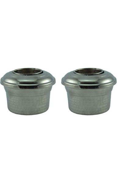 Turna Bakır Kapaklı Ehlikeyf Makine Dövme 2li Takım Nikel Turna3302-22