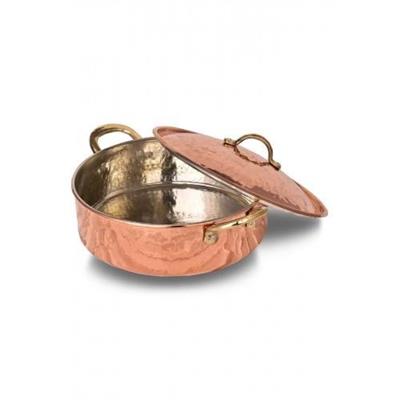Turna Copper Karniyarik Pot 1 No 16 Cm Hand Forged Red Turna8157-1
