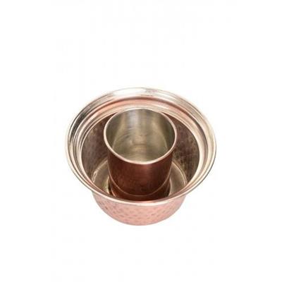 Turna Bakır Klasik Ehlikeyf Makine Dövme 2li Takım Kırmızı Turna3300-21