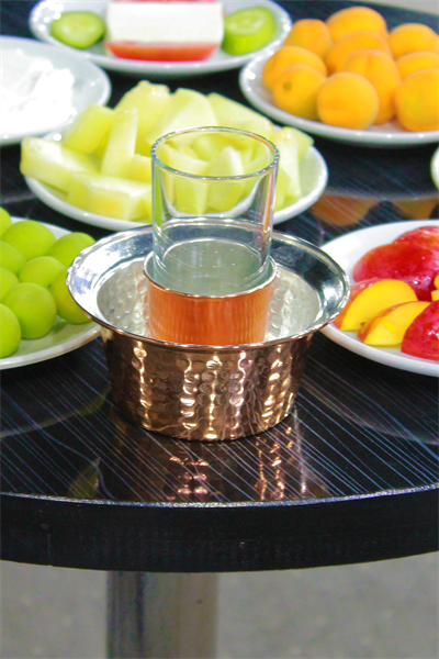 Turna Bakır Klasik Ehlikeyf Makine Dövme Kırmızı Turna3300-1