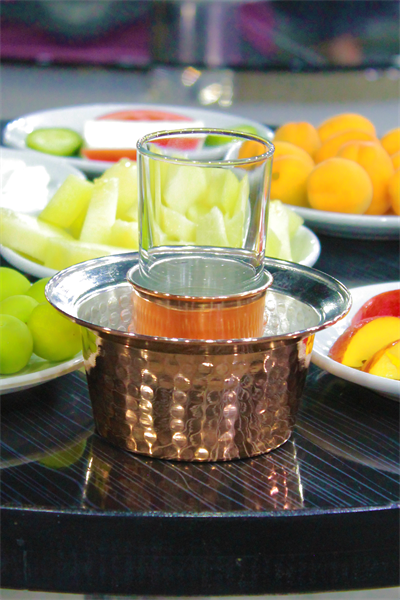 Turna Bakır Klasik Ehlikeyf Makine Dövme Kırmızı Turna3300-1