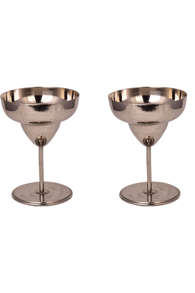 Turna Copper Margarita Glass Plain 450 Ml Set of 2 Nickel Turna0461-22