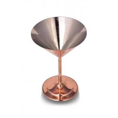 Turna Copper Martini Glass Plain 250 Ml Set of 4 Red Turna0459-41
