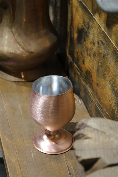 Turna Copper Merlot Wine Glass 500 Ml Straight Scotch Turna0504-4