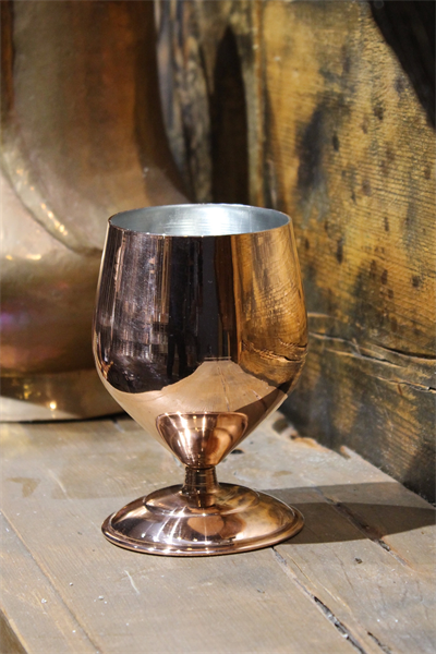 Turna Copper Merlot Wine Glass 500 Ml Plain Red Turna0504-1