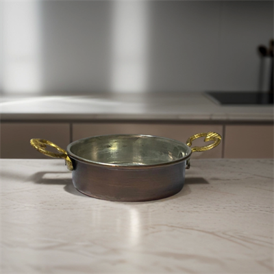 Turna Bakır Mini Kahvaltılık Kase Oksit 7,5 Cm