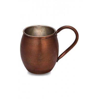 Turna Copper Moscow Mule Glass Straight 500 Ml Set of 6 Oxide Turna0493-63