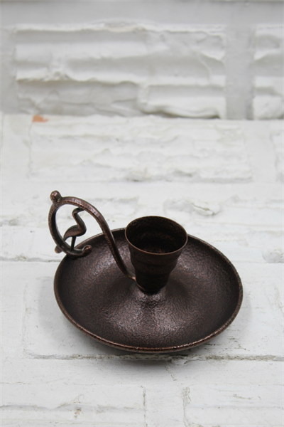 Metal Nostalji Mumluk & El Şamdanı Kendinden Iğneli Acı Kahve Oksit Kulp Turna2623-3