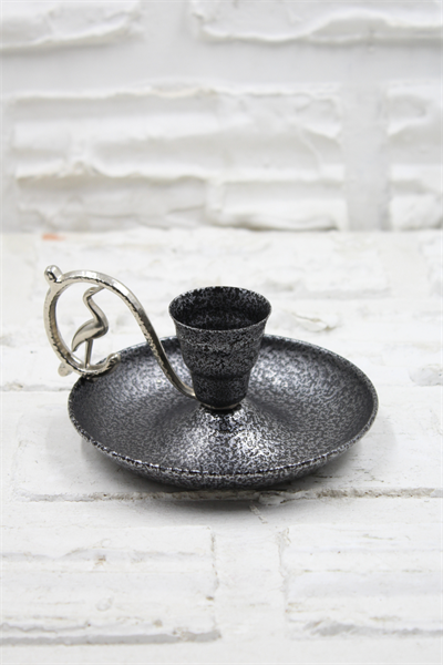 Metal Nostalji Mumluk & El Şamdanı Kendinden Iğneli Gümüş Turna2623-5