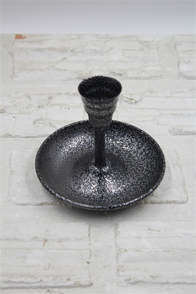 Metal Vintage Mumluk & El Şamdanı Gümüş Turna2623-8