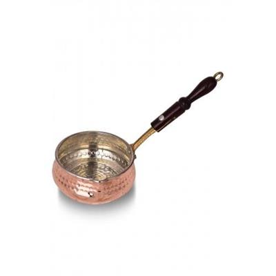 Turna Copper Salsa Sauce Bowl No 1 Wooden Handle Machine Forged Red Turna4806-1