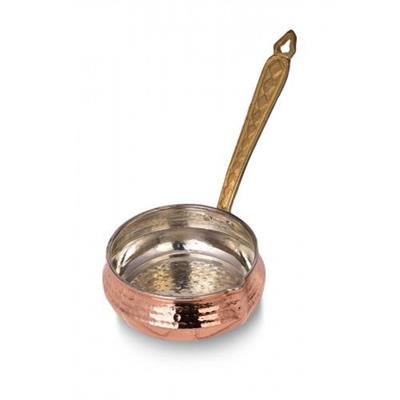 Turna Copper Salsa Sauce Bowl No 1 Brass Handle Machine Forged Red Turna4803-1