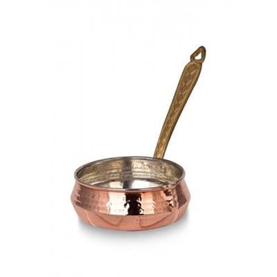 Turna Copper Salsa Sauce Bowl No 1 Brass Handle Machine Forged Red Turna4803-1