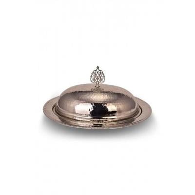 Turna Copper Sultanate Inflatable Cover Kayak Presentation Plate 25 Cm Hand Forged Nickel Turna4405-2