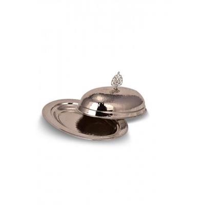 Turna Copper Sultanate Inflatable Cover Kayak Presentation Plate 25 Cm Hand Forged Nickel Turna4405-2