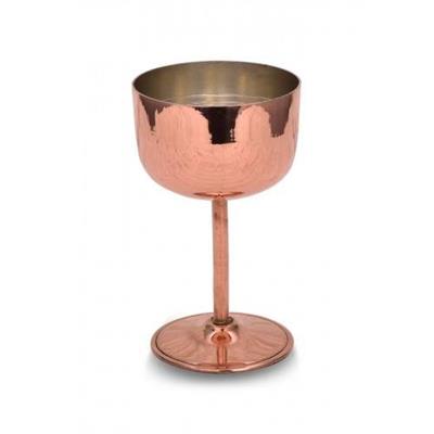 Turna Copper Vino Glass 1 No Plain 240 Ml Set of 4 Red Turna0491-41