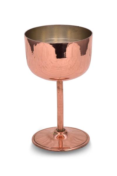 Turna Copper Vino Glass 2 No Plain 400 Ml Set of 6 Red Turna0457-61