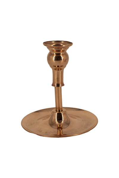 Turna Bakır Vintage Mumluk Düz Kırmızı Turna2610-1