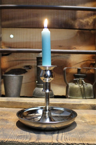 Turna Bakır Vintage Mumluk Düz Nikel Turna2610-2