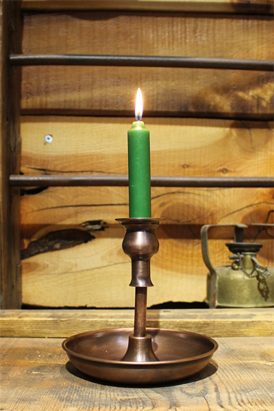 Turna Bakır Vintage Mumluk Düz Oksit Turna2610-3