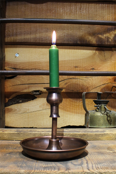 Turna Bakır Vintage Mumluk Düz Oksit Turna2610-3