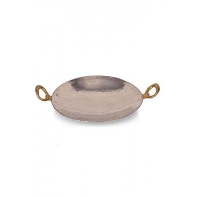 Turna Bakır Ziyafet Kavurma Sacı 22 Cm El Dövme Kırmızı Turna4866-1