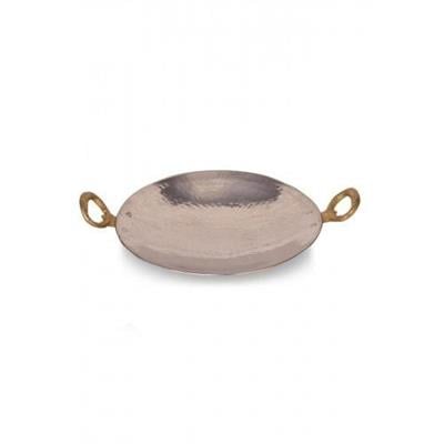 Turna Bakır Ziyafet Kavurma Sacı 34 Cm El Dövme Kırmızı Turna4871-1