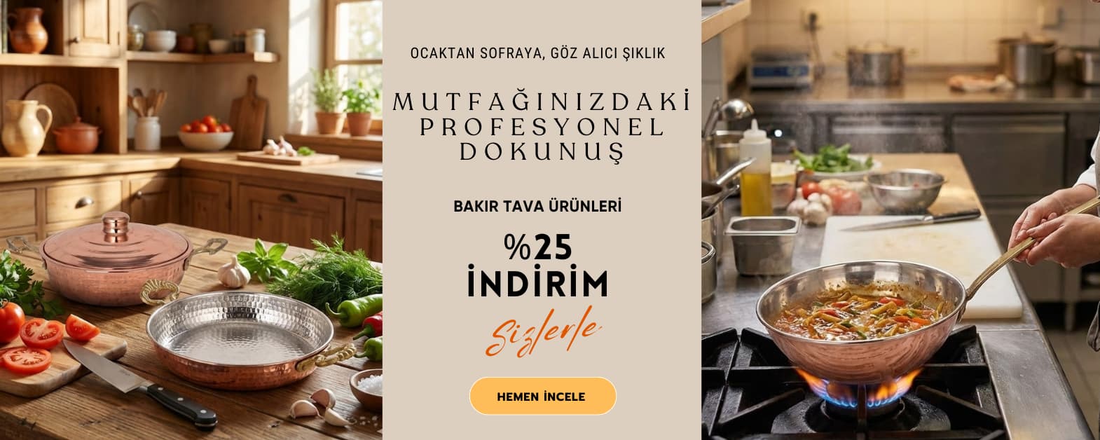 %100 Bakır Tava / Sahan Modelleri | El Yapımı