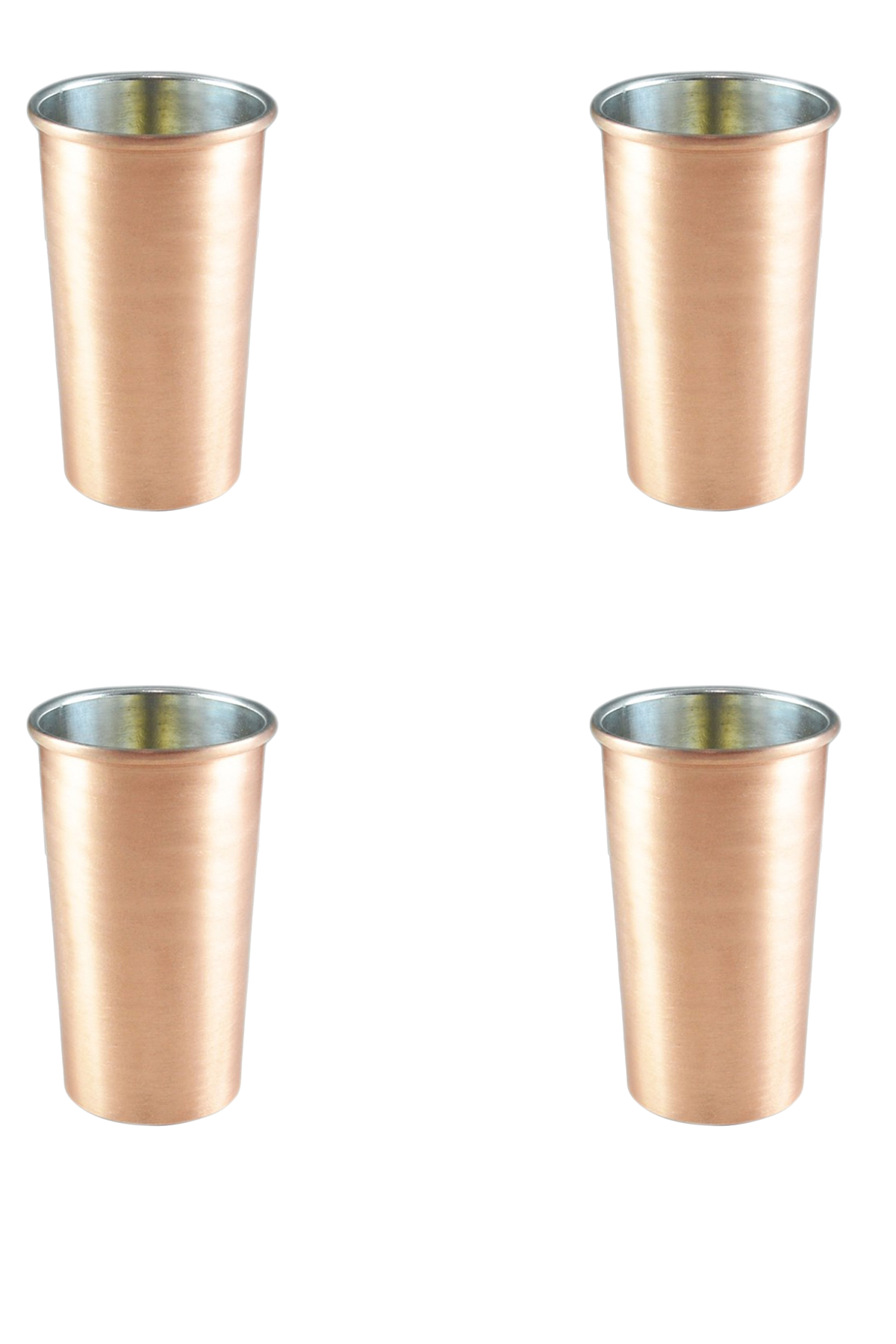 Turna Copper Lungo Glass Straight 530 Ml Set of 4 Scotch Turna0507-44