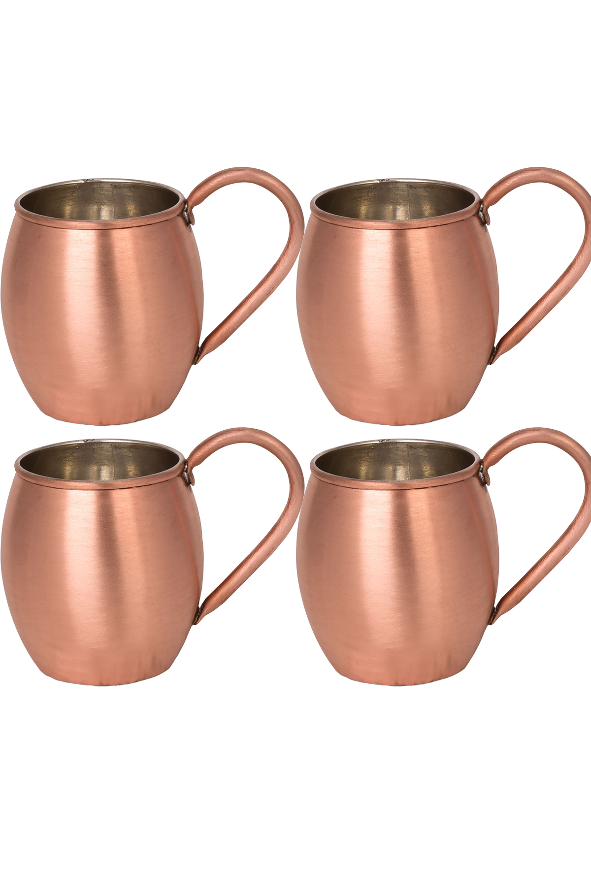 Turna Copper Moscow Mule Glass Straight 500 Ml Set of 4 Scotch Turna0493-44