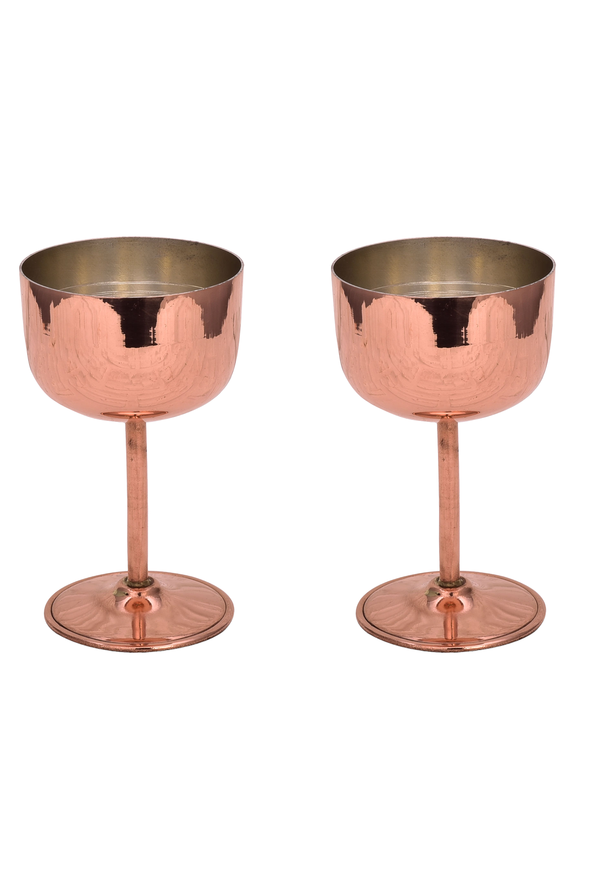 Turna Bakır Vino Kadeh 2 No Düz 400 Ml 2li Takım Kırmızı Turna0457-21