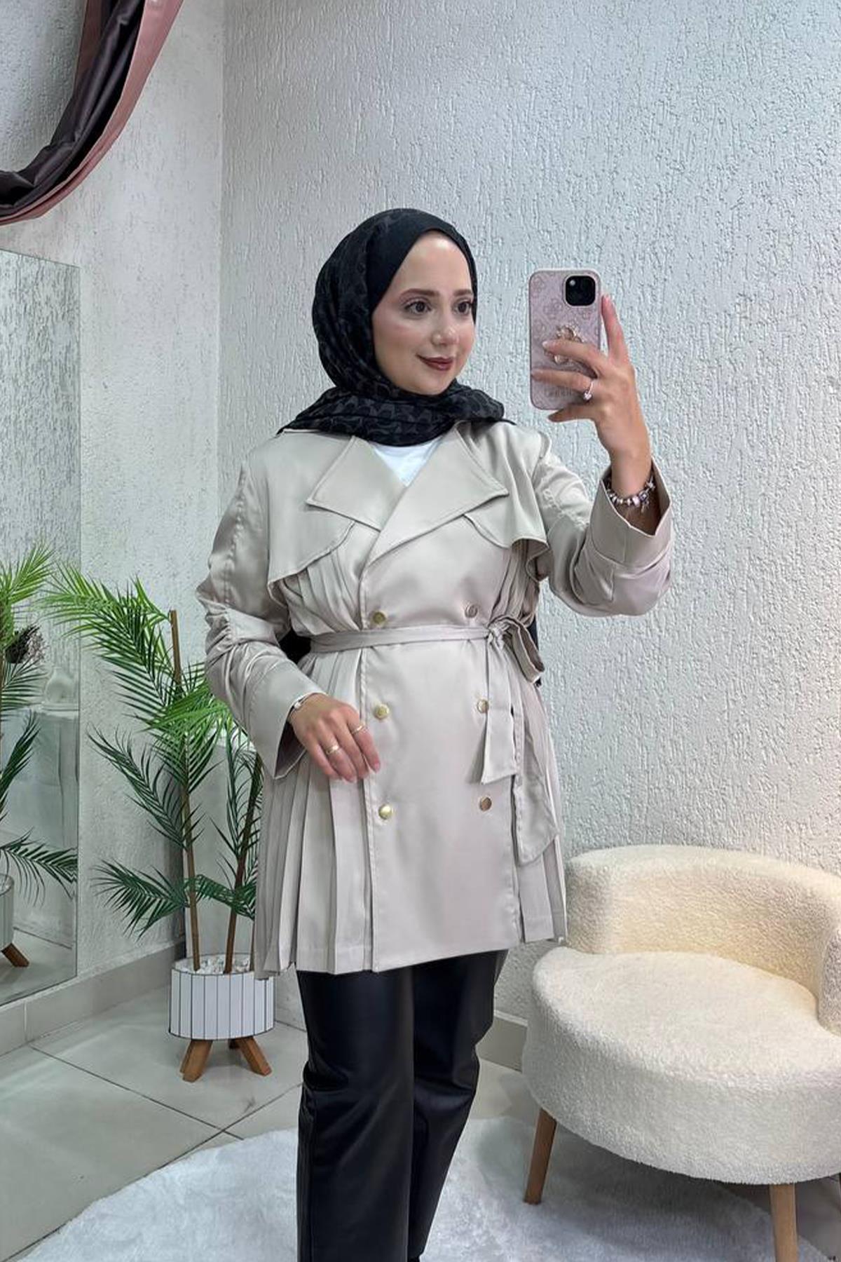 SATEN LUVİNA CEKET