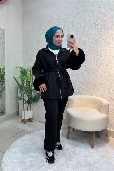 KÜRK DETAY KOL SCUBA TAKIM