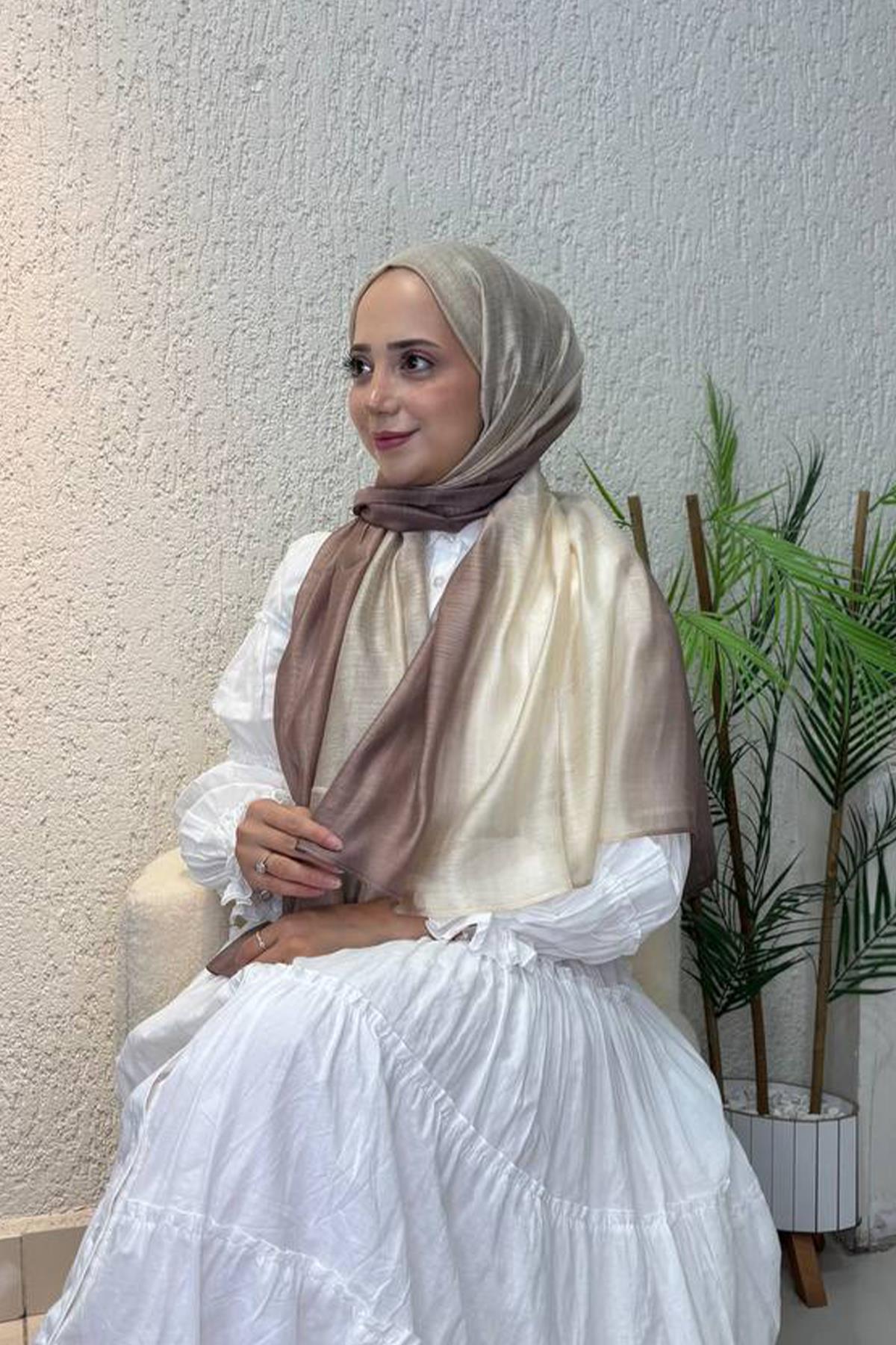 AR 3216 İPEKLİ DEGRADE ŞAL