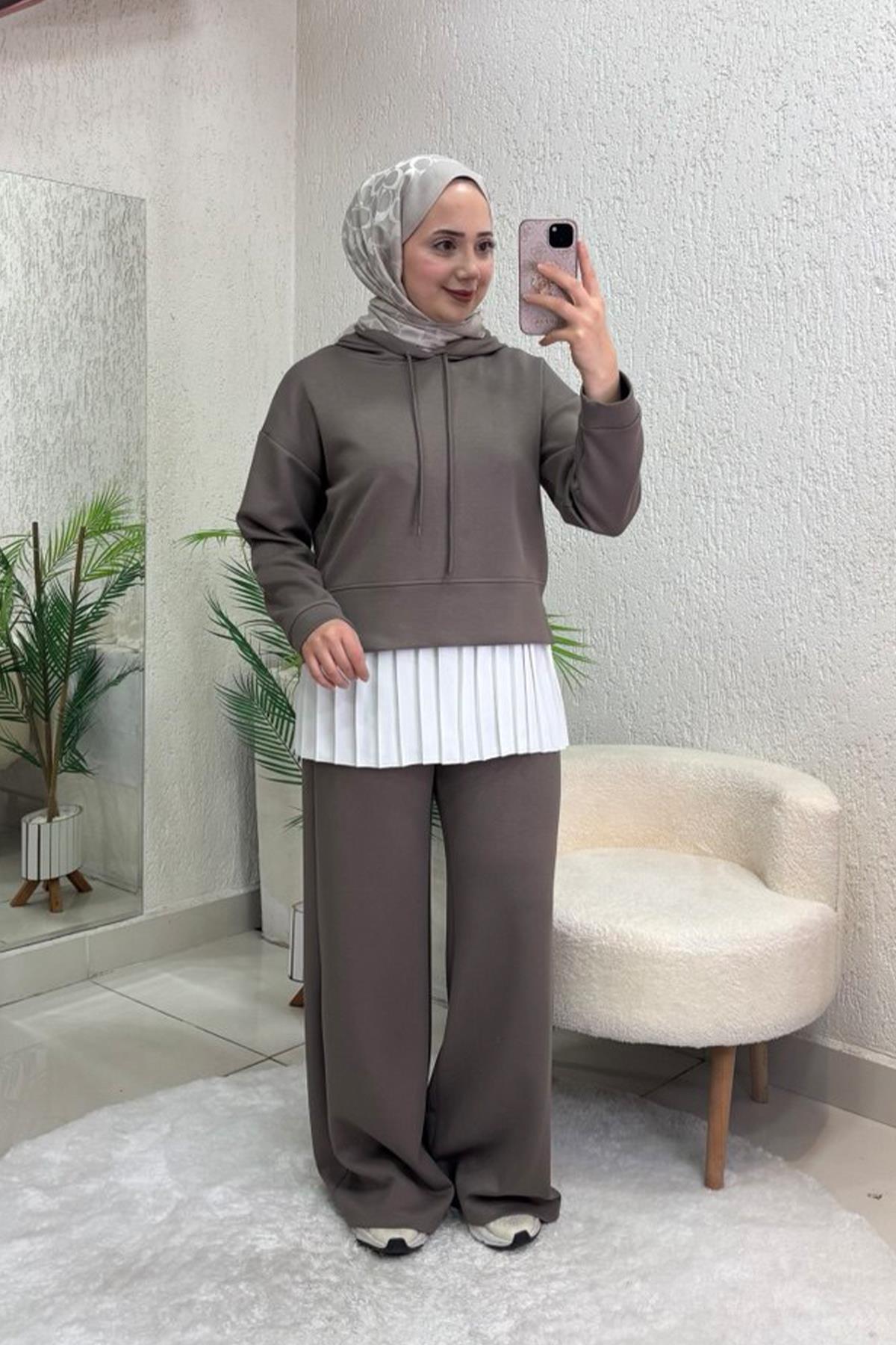 KAPİŞONLU MODAL TAKIM