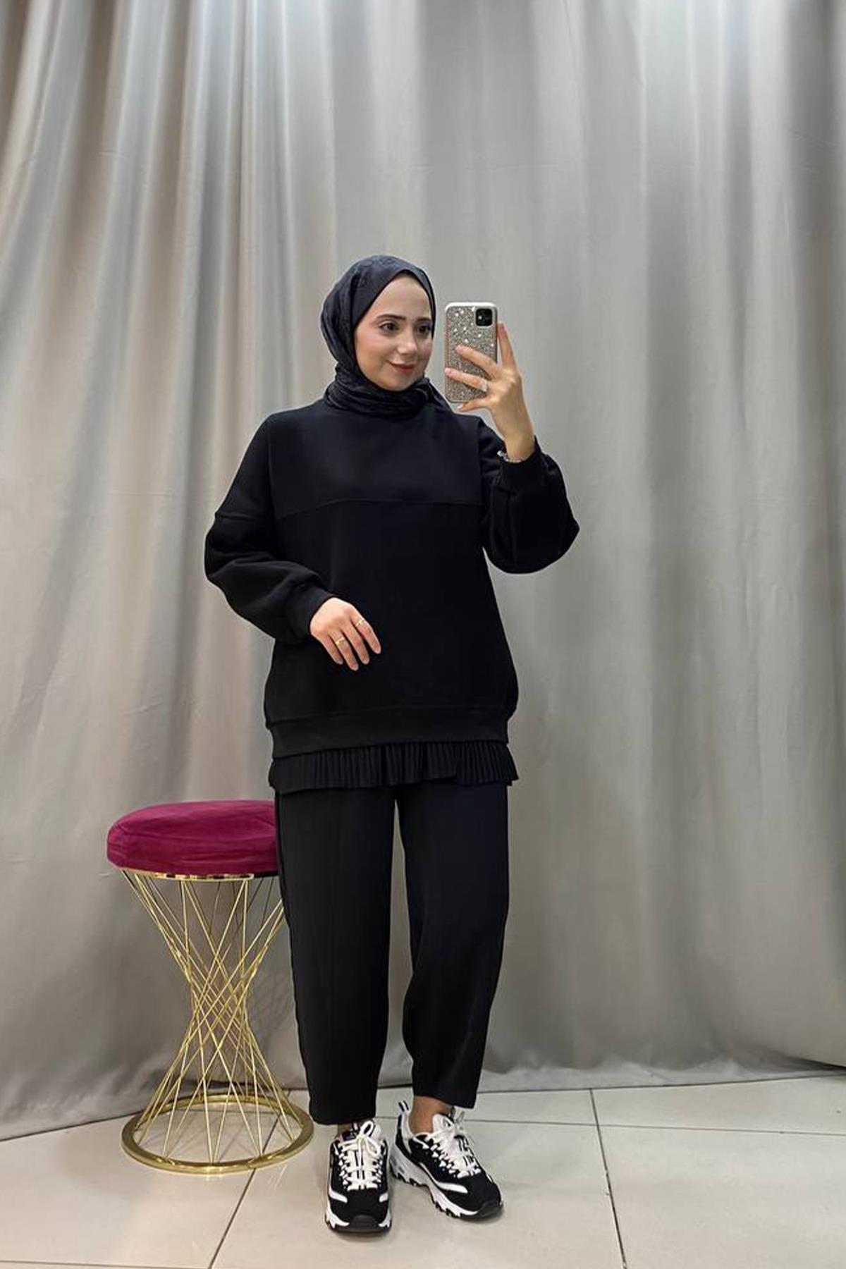 OVERSİZE BİSİKLET YAKA SWEAT